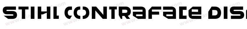 STIHL Contraface Display Title字体转换